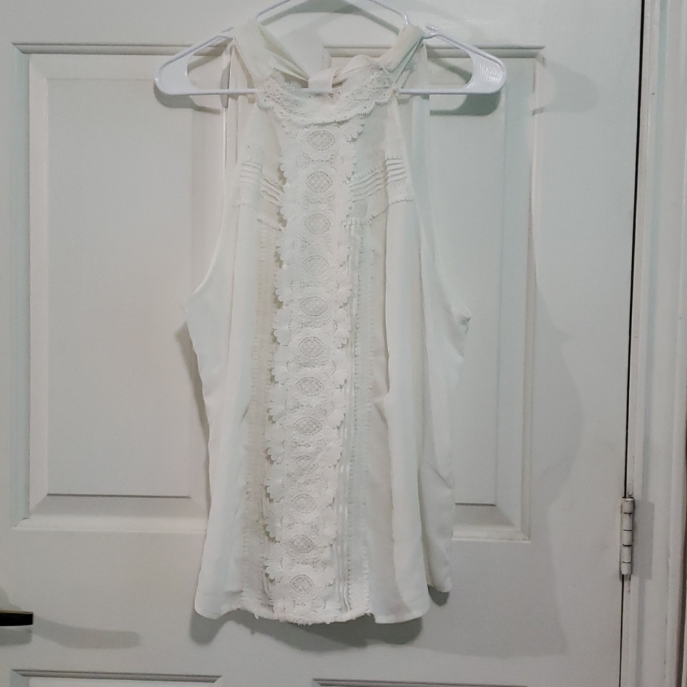 NY&Co. White with lace top